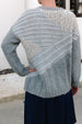 Alpaca knit chunky warm ski sweater in light grey for women by Jessica Rose in Toronto Canada