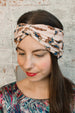 Turban Headband - blush pink liberty of london print-headband-Jessica Rose-Toronto Canada