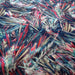 Silk feathers liberty print fabric detail